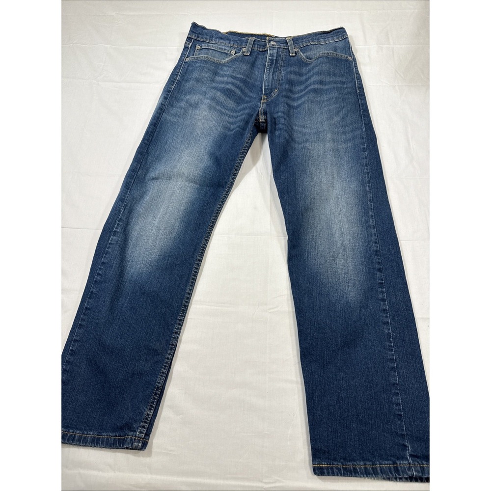JEANS STRAIGHT LEG Levi's 505 Men's 34X29 Regular Fit Light Blue